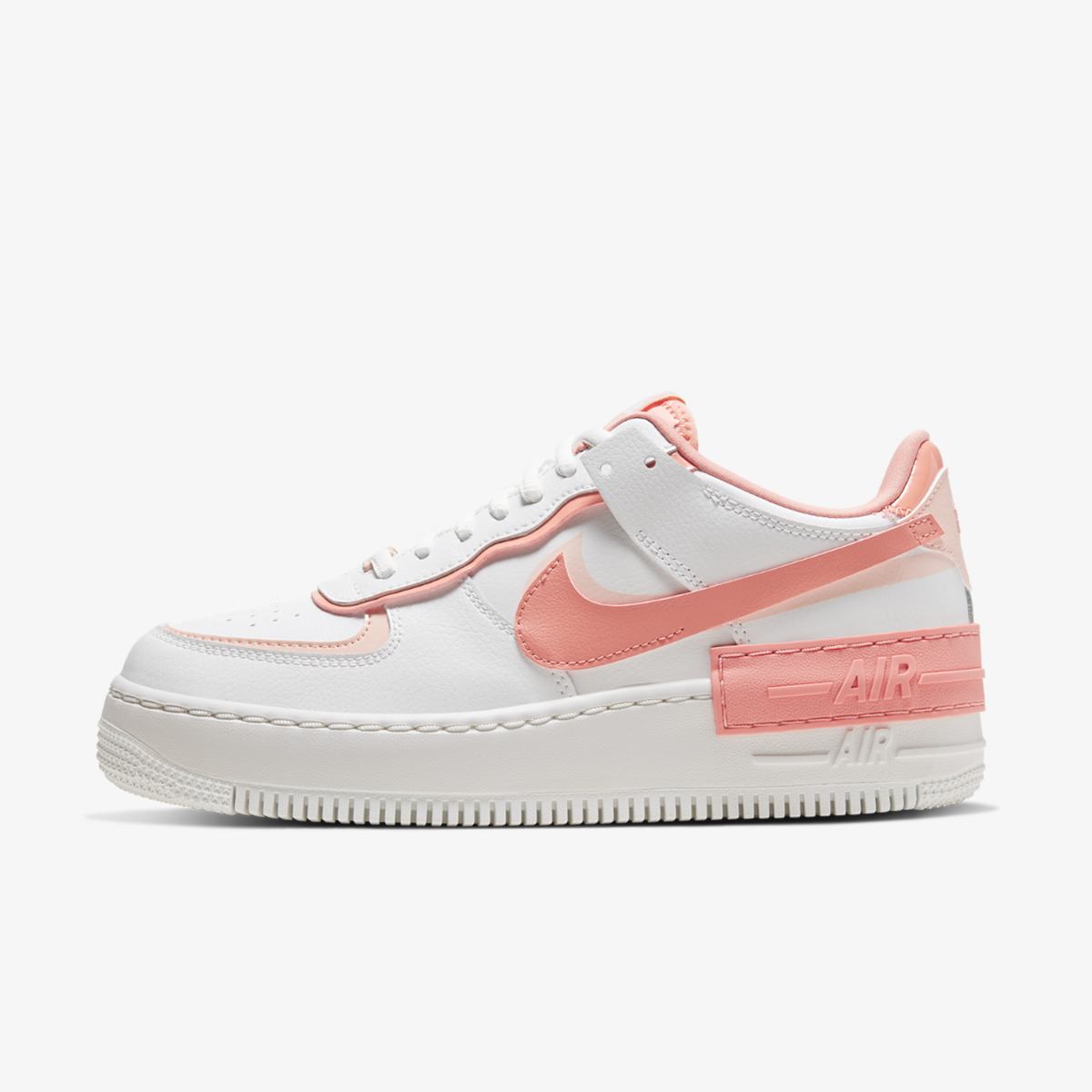 pink and white air forces